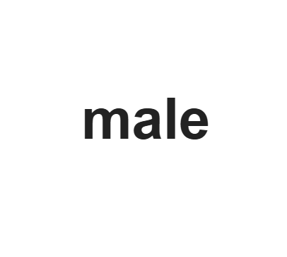 Product user : male